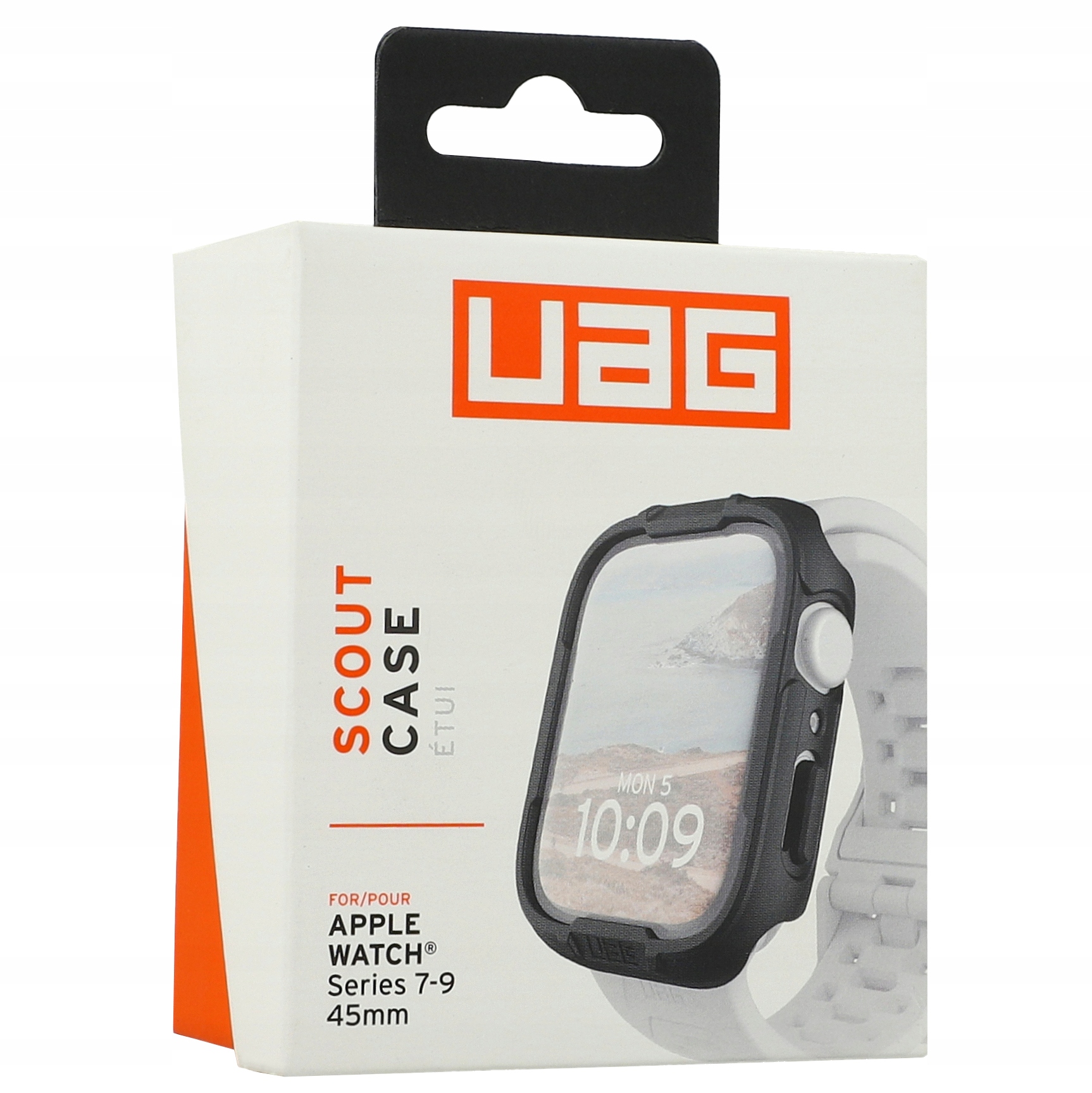 UAG Scout - Obudowa ochronna do Apple Watch serii 7-9 45 mm (czarna)
