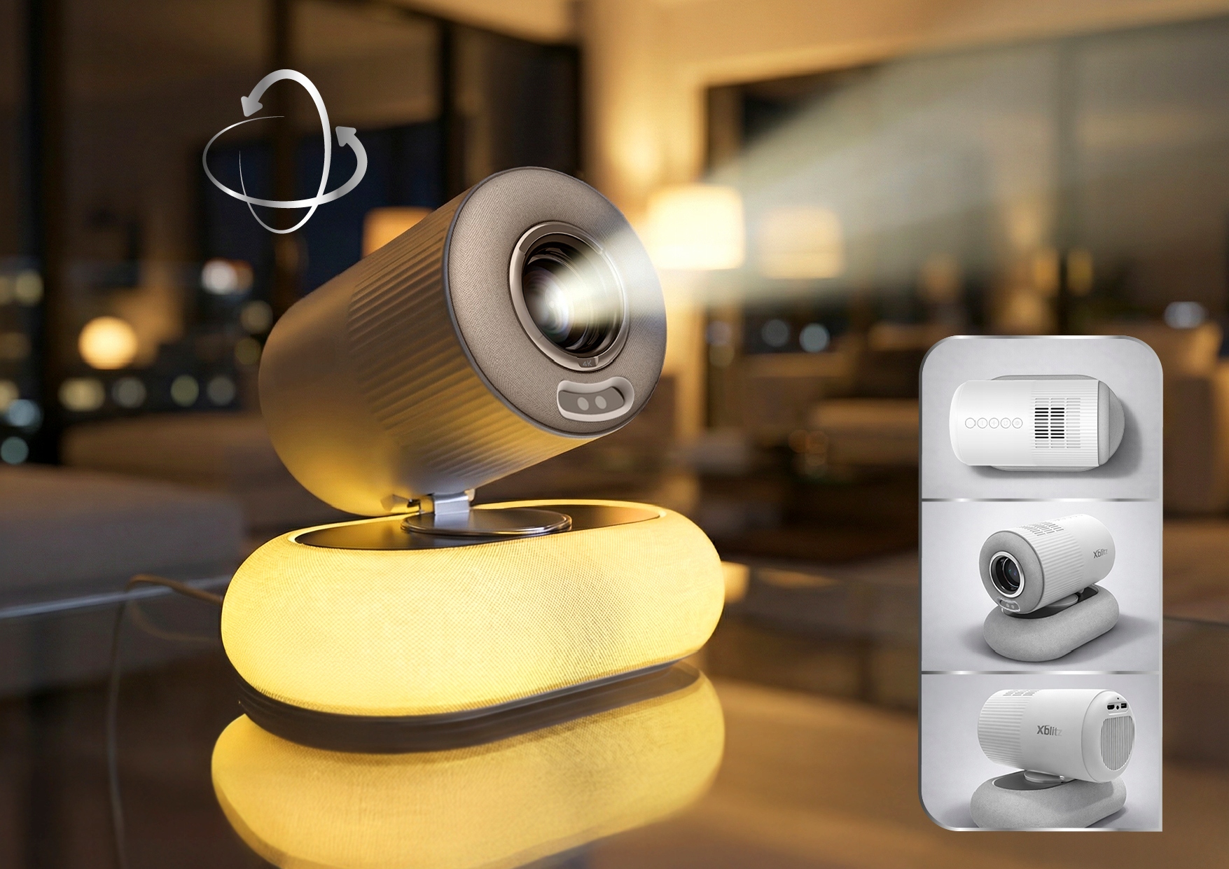 Xblitz X-Lumen – Multimedialny projektor LED do domowej rozrywki