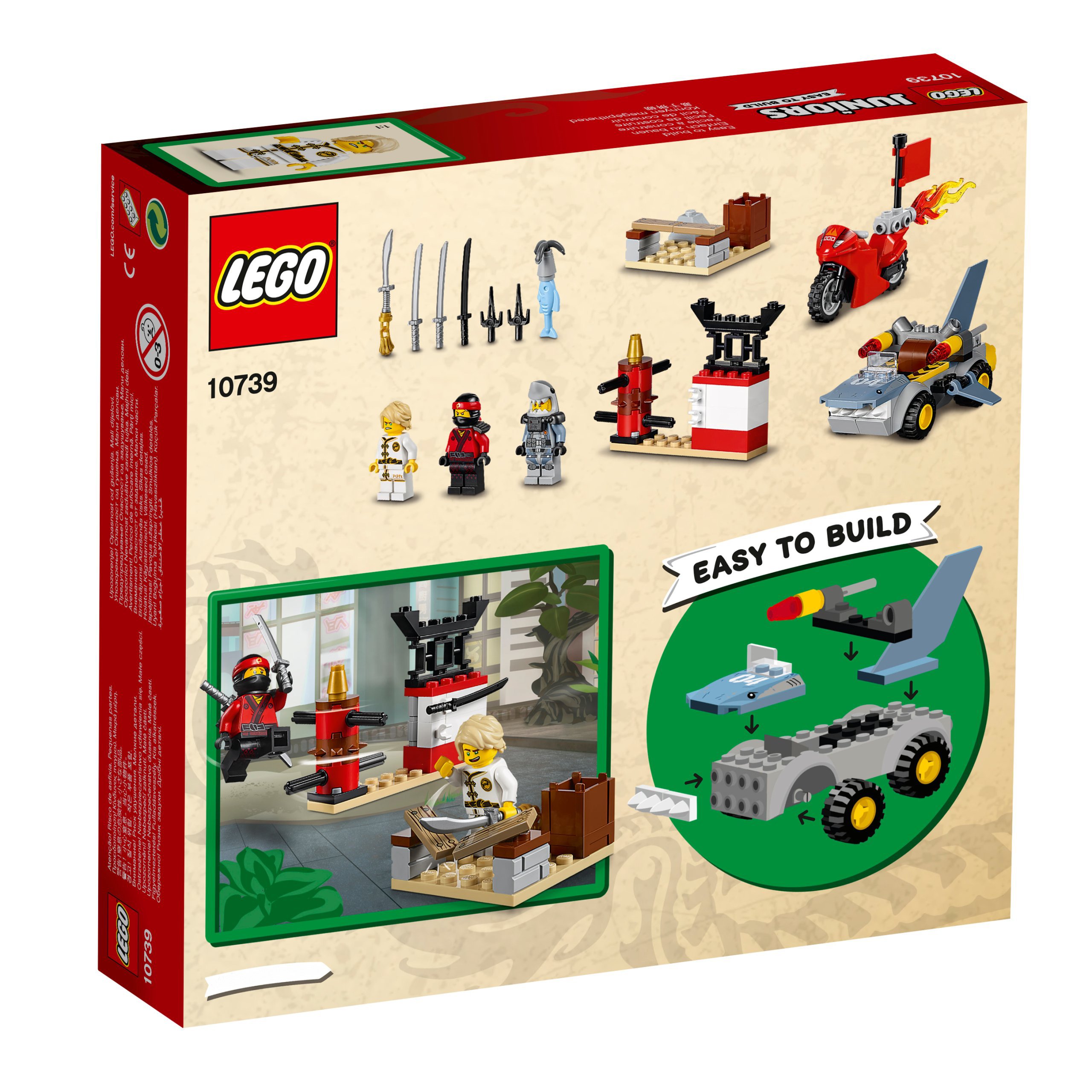 LEGO Juniors Atak rekinów (10739) – Kreatywna zabawa dla najmłodszych