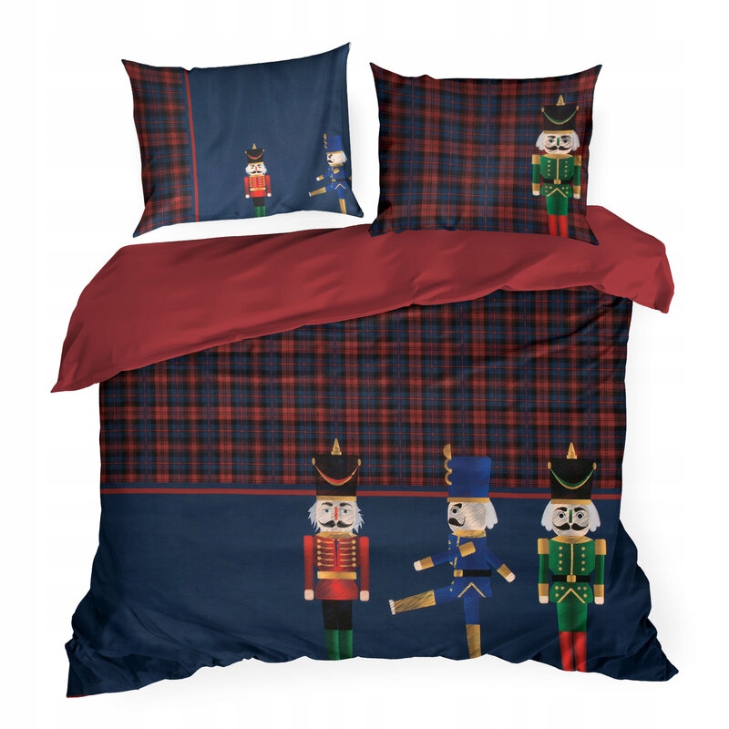 Komplet pościeli świątecznej PETER03 160 x 200 cm – Elegancja i komfort w Twojej sypialni