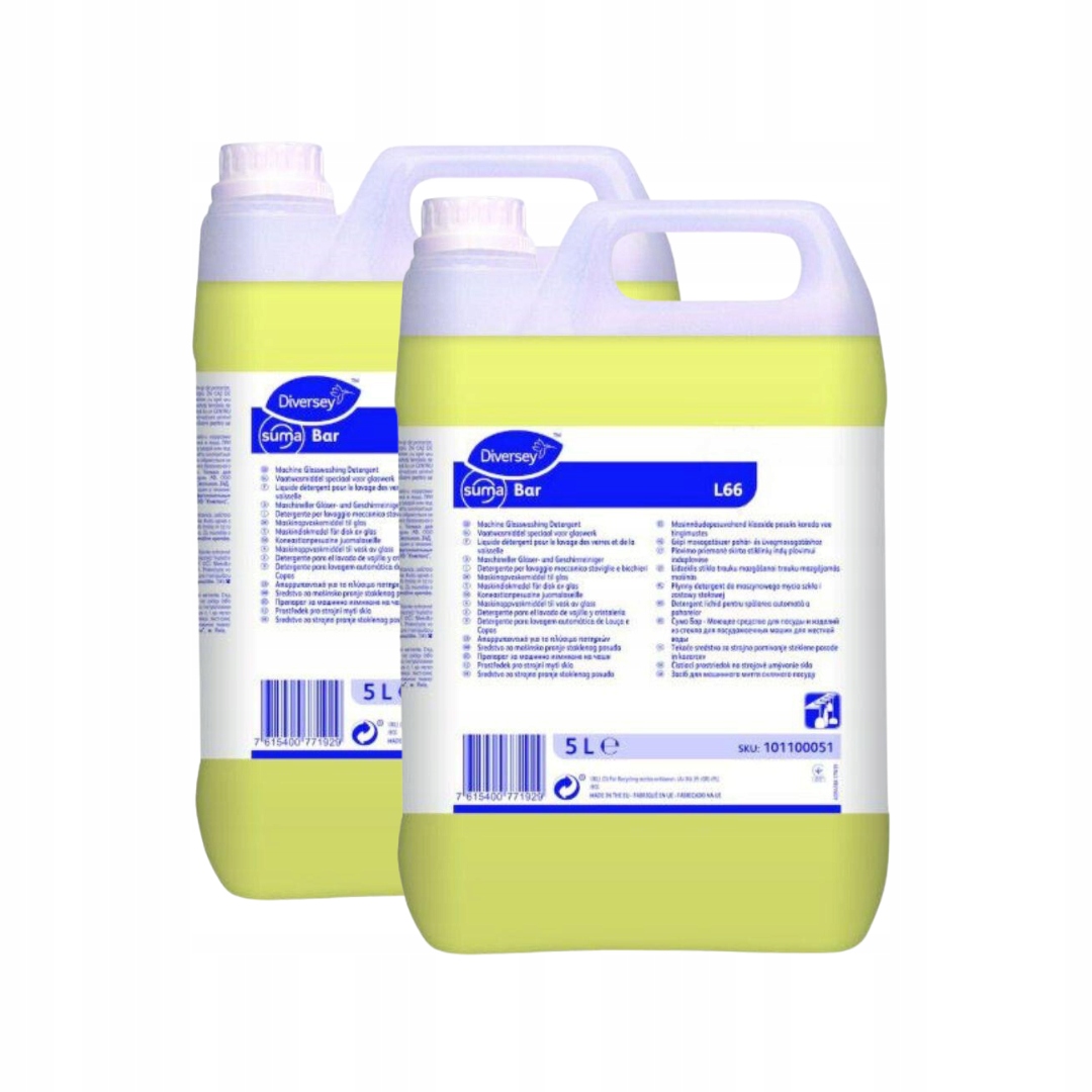 Diversey Suma Bar L66 – Profesjonalny detergent do maszynowego mycia szkła