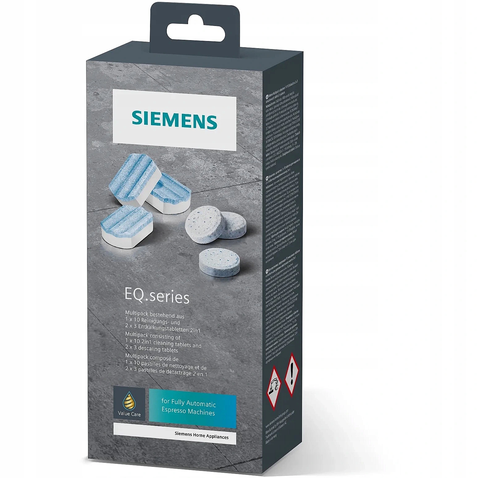 Siemens TZ 80003A Multipack Reiniger & Entkalker – Doskonałe rozwiązanie do czyszczenia ekspresów do kawy