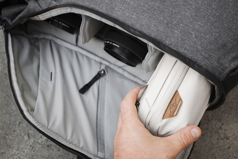 Kompatybilność z torbami Peak Design Travel