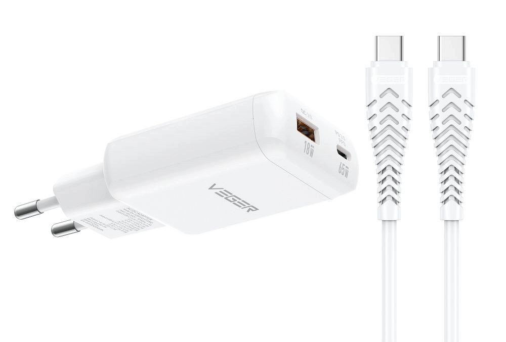 Kabel USB-C do USB-C 100 W w zestawie – Gotowość do użycia od razu po rozpakowaniu