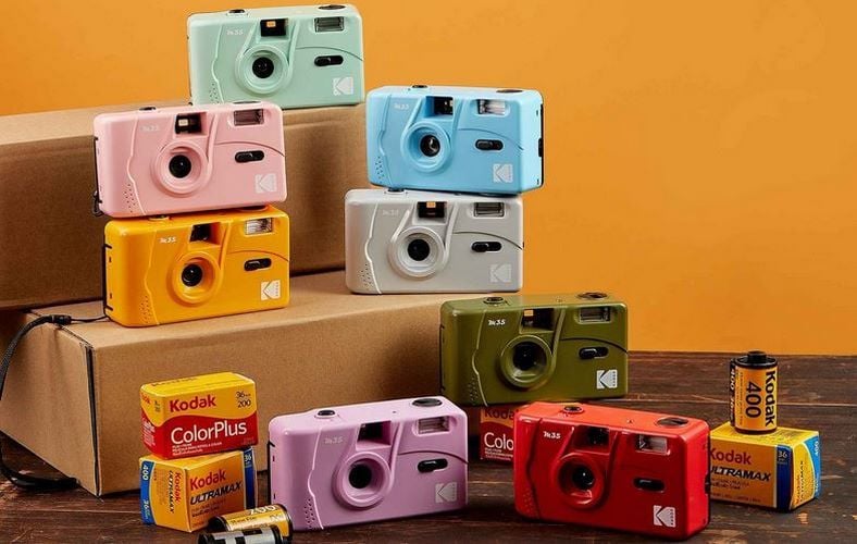 Kodak Reusable Camera 35mm olive green - Front/Kolory