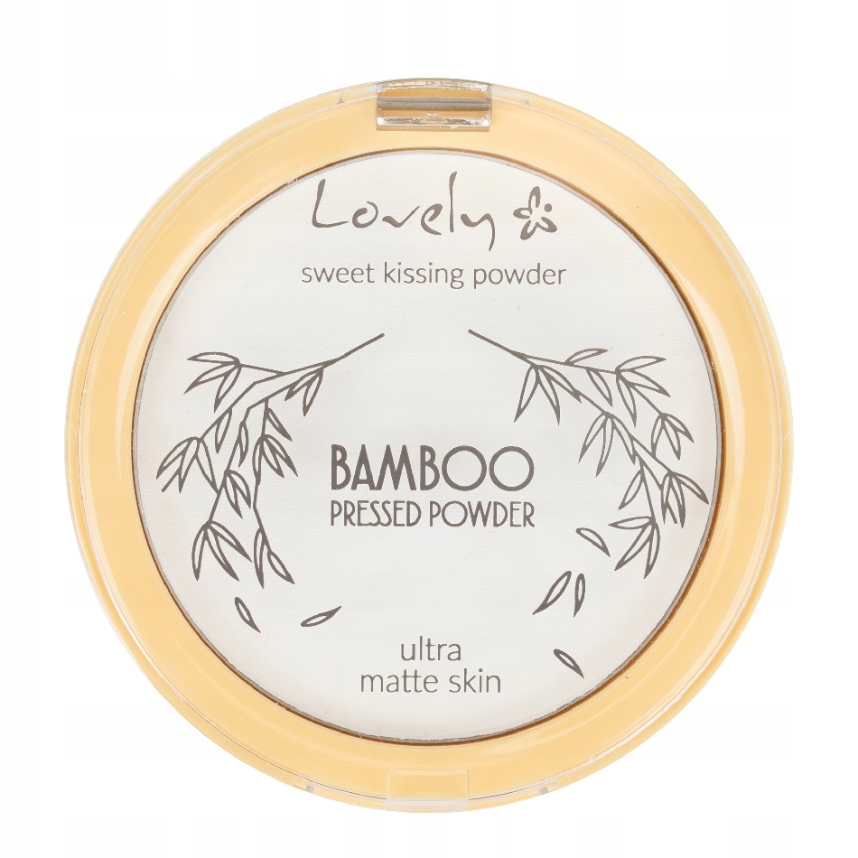Bamboo Pressed Powder – Transparentny matujący puder prasowany do twarzy 10g