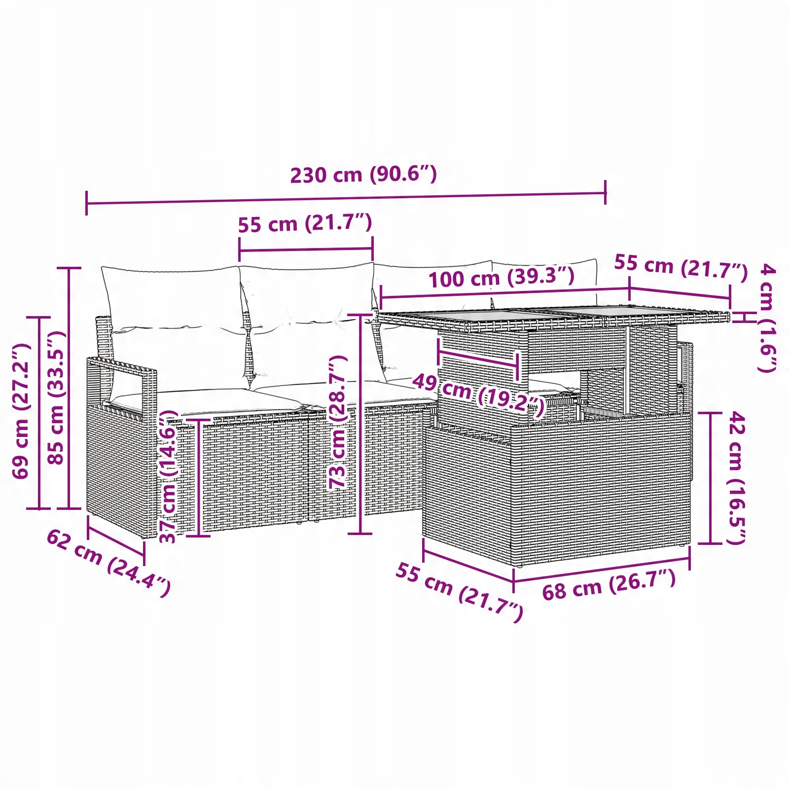 Materiał odporny na wodę – idealny do użytku na zewnątrz