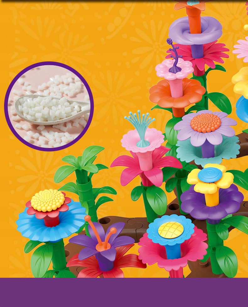 Zestaw 148 elementów do budowy ogrodu