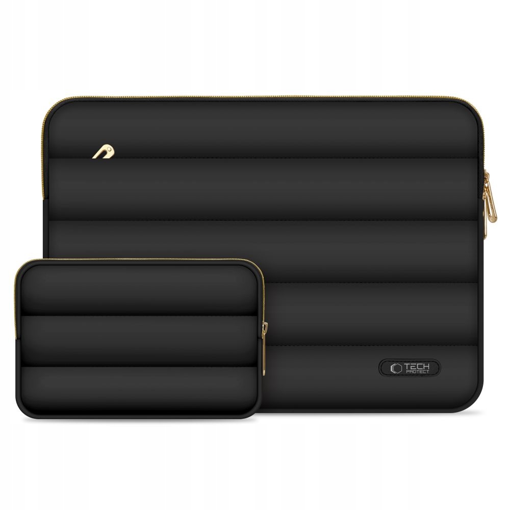 Etui Tech-Protect Puffy Laptop 15-16 Black – Elegancka ochrona dla Twojego laptopa