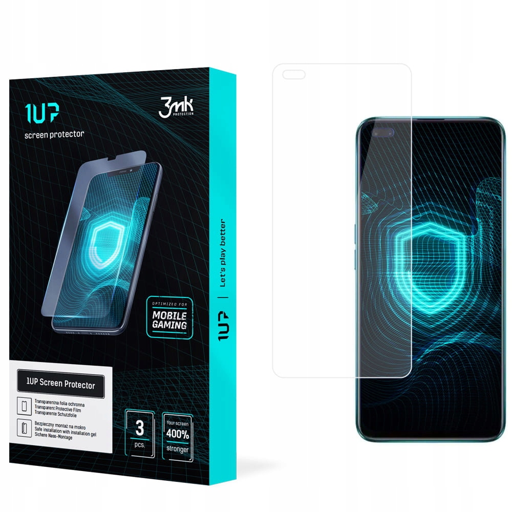 OPPO RENO 4 - 3MK 1UP – Ochrona ekranu dla graczy