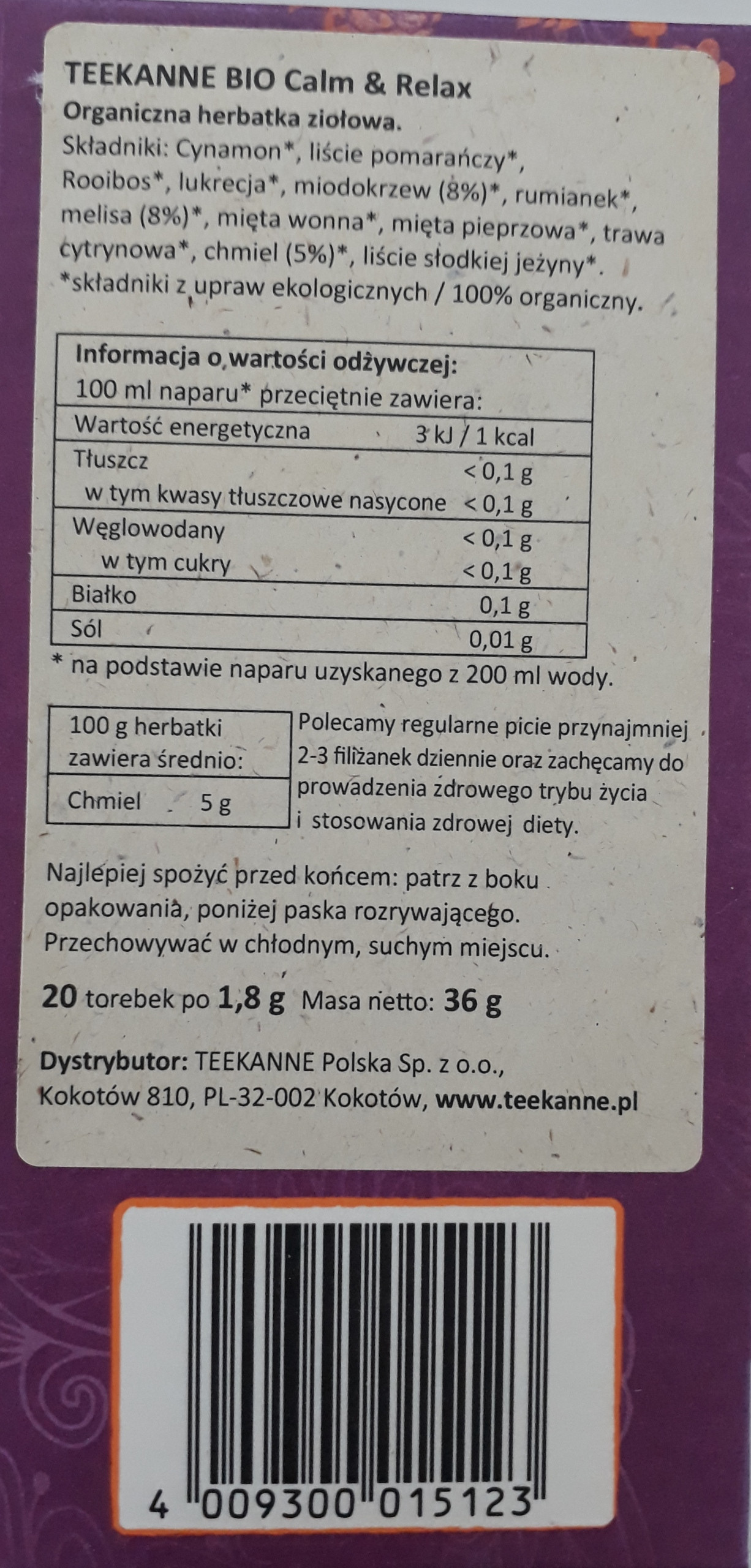 Sposób parzenia i zalecana ilość