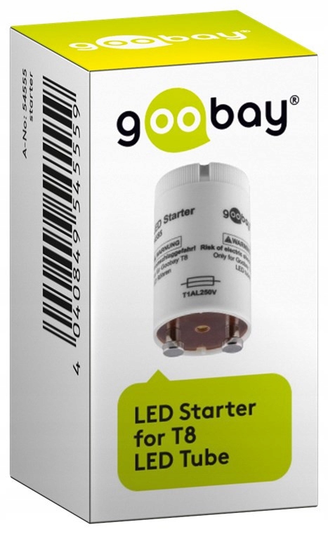 Goobay Starter LED – Zestaw startowy do tuby LED T8