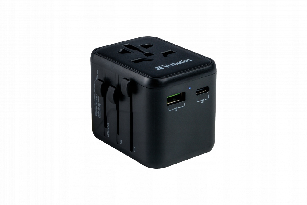 Adapter podróżny Verbatim 100-250 V - Niezawodne rozwiązanie dla podróżników