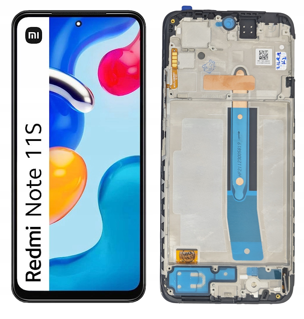 Wyświetlacz Ekran LCD do Xiaomi Redmi Note 11S 4G OLED Ramka 2201117SG – Idealne rozwiązanie dla Twojego telefonu