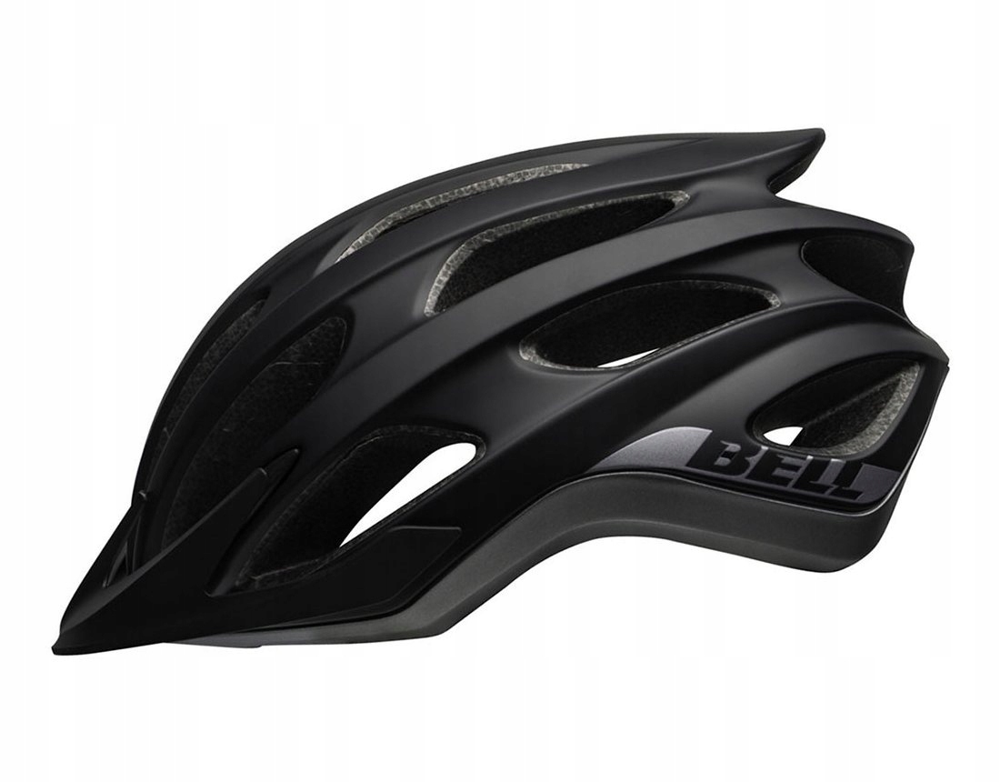 Kask MTB BELL DRIFTER matte gloss black gray – Styl i komfort na każdą przejażdżkę