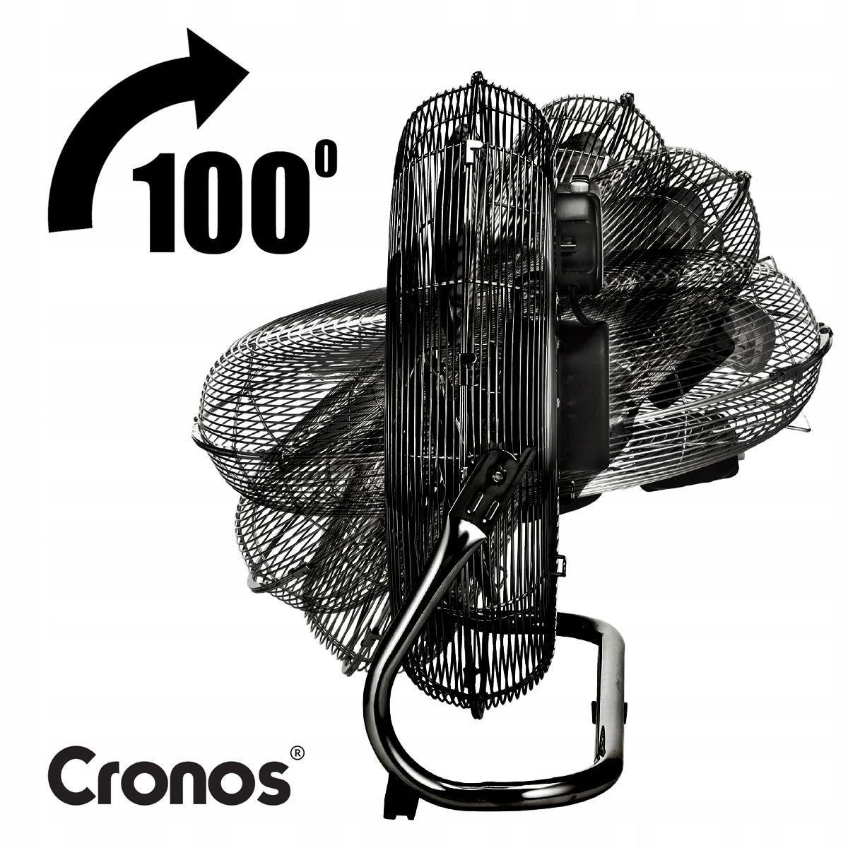 Regulacja kąta nachylenia do 100° – skieruj chłód tam, gdzie chcesz