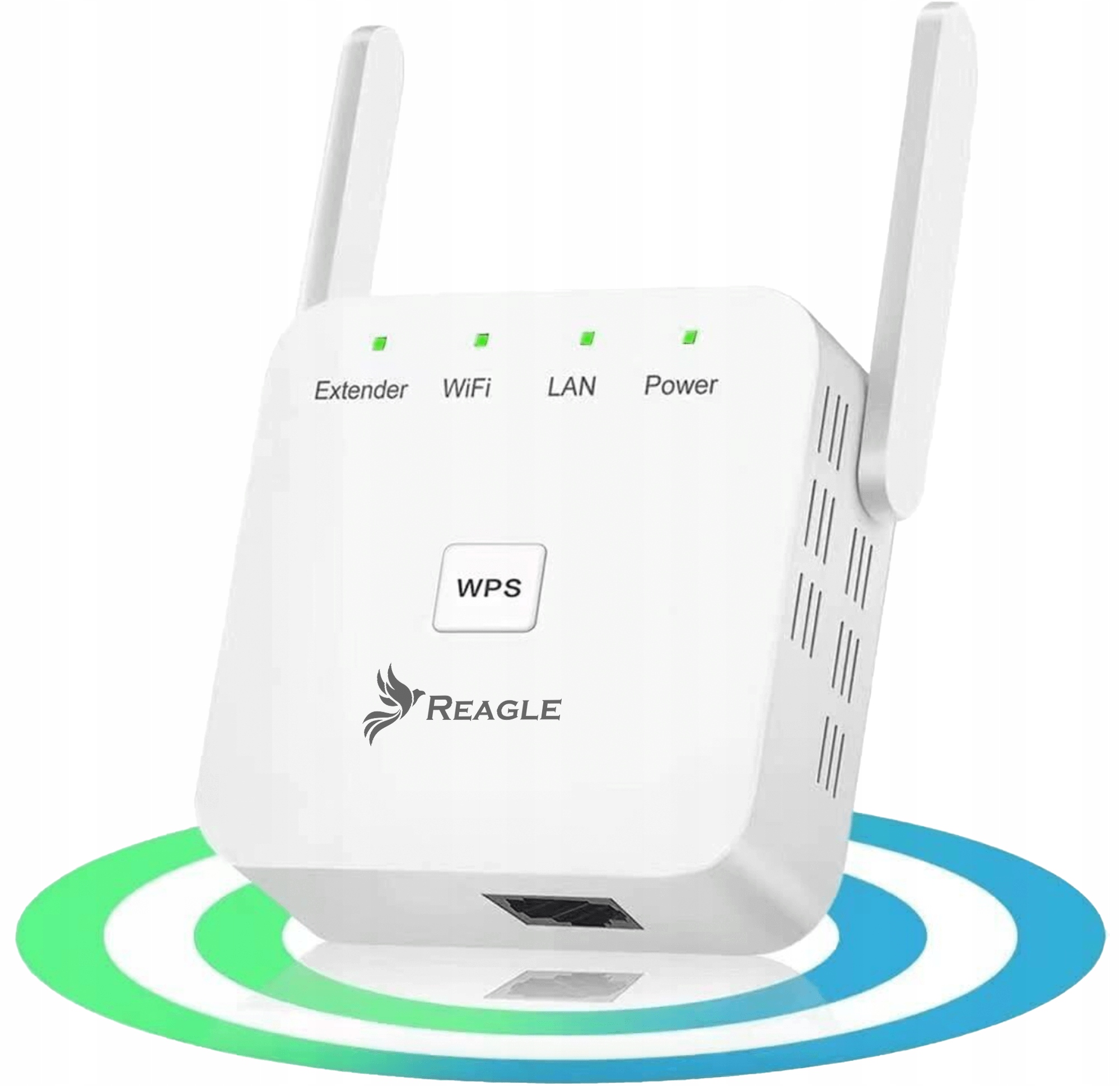 Wzmacniacz sygnału Wi-Fi Reagle WZMACNIACZ SYGNAŁU WIFI 2.4 GHz 802.11n REPEATER 300MB/S EXTENDER Wi-Fi – Idealne rozwiązanie dla Twojej sieci