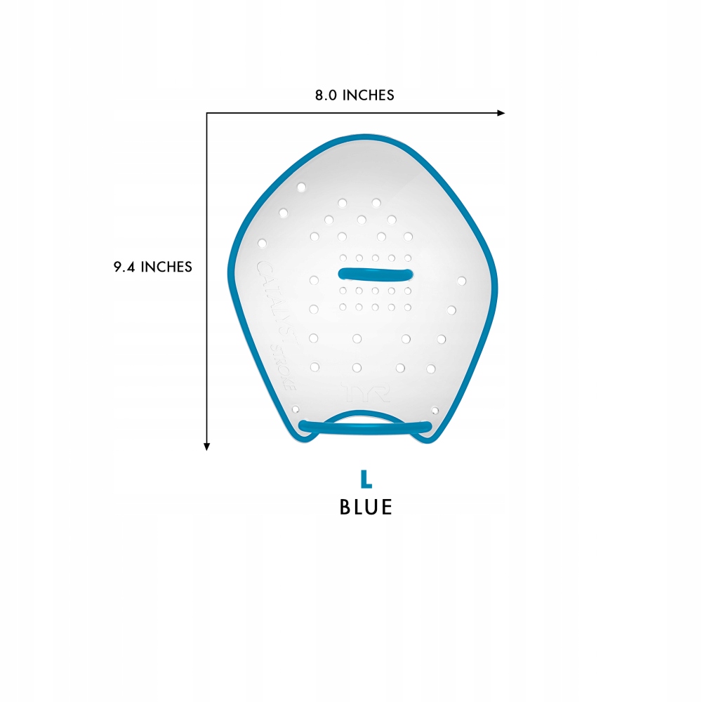TYR WIOSEŁKA ŁAPKI CATALYST STROKE PADDLES CLEAR/BLUE – Idealne do treningu pływackiego