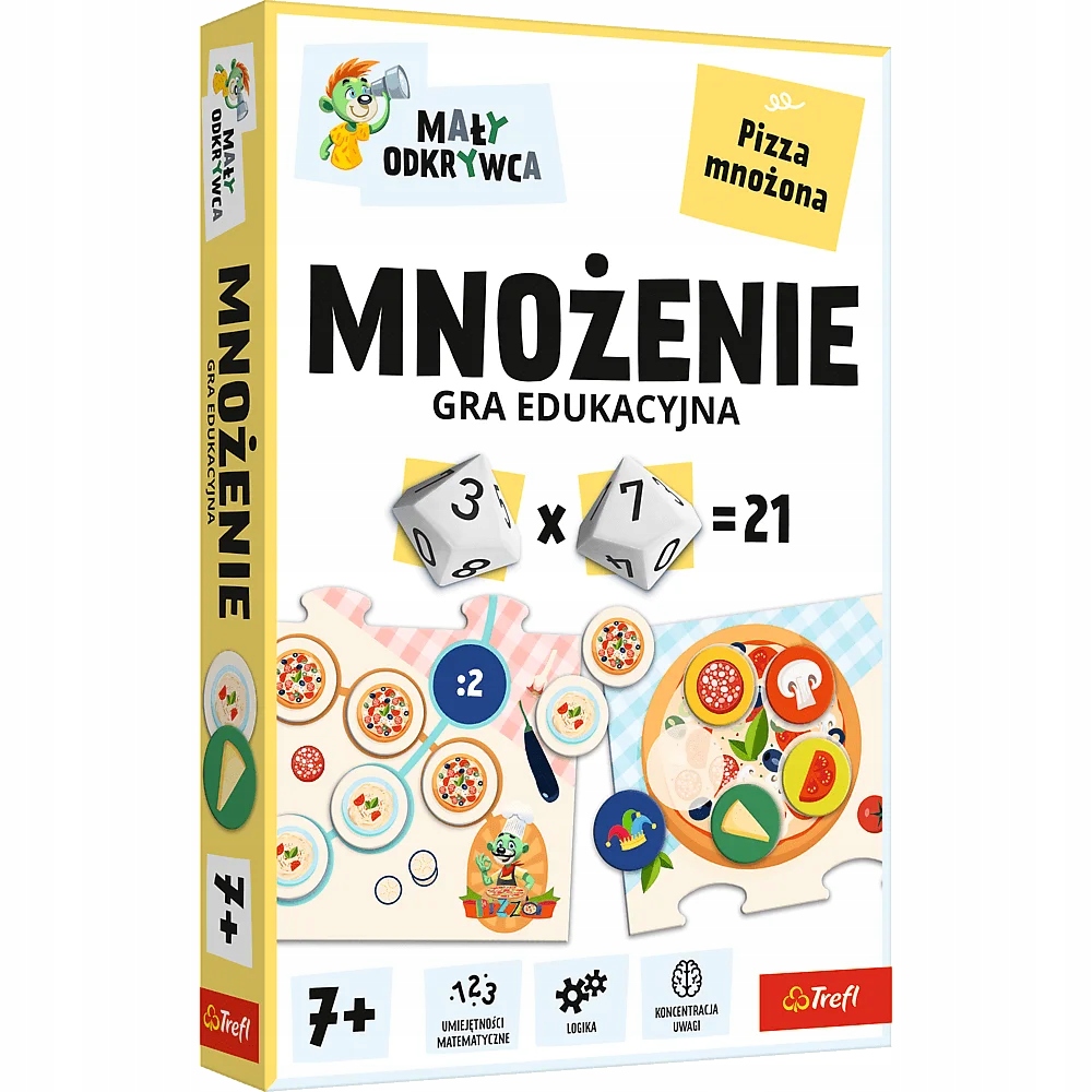 Gra Mnożenie / Mały Odkrywca 02802 – Edukacyjna przygoda dla dzieci