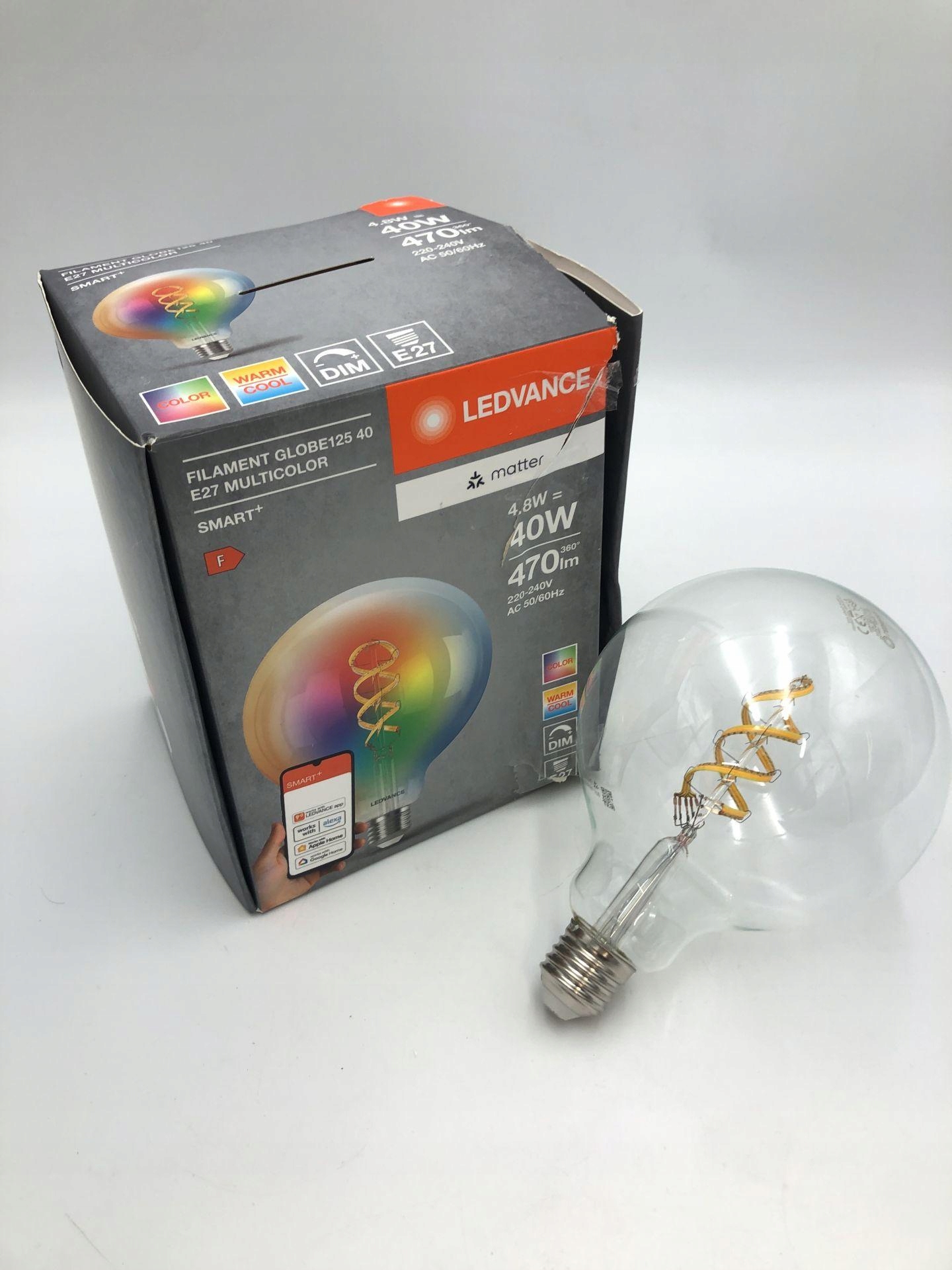 LEDVANCE SMART+ MATTER Filament Multicolor Classic 4.8W - E27 Lampa Smart