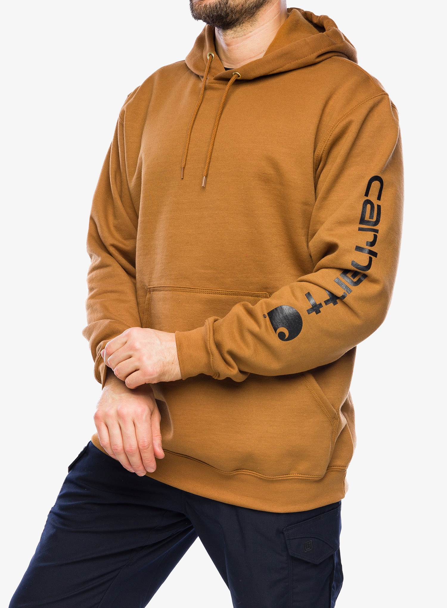 Stylowy design z dużą grafiką na rękawie