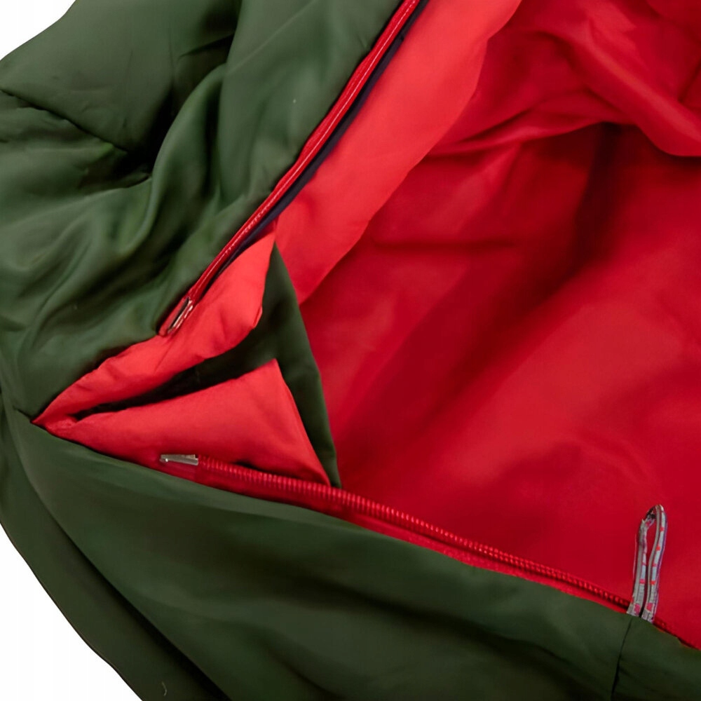 Regulowany kaptur i dwukierunkowy zamek błyskawiczny