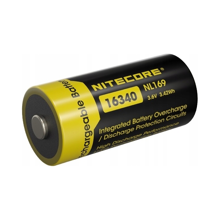 Akumulator Nitecore NL169 16340 950 mAh 3,6 V – Niezawodne źródło zasilania