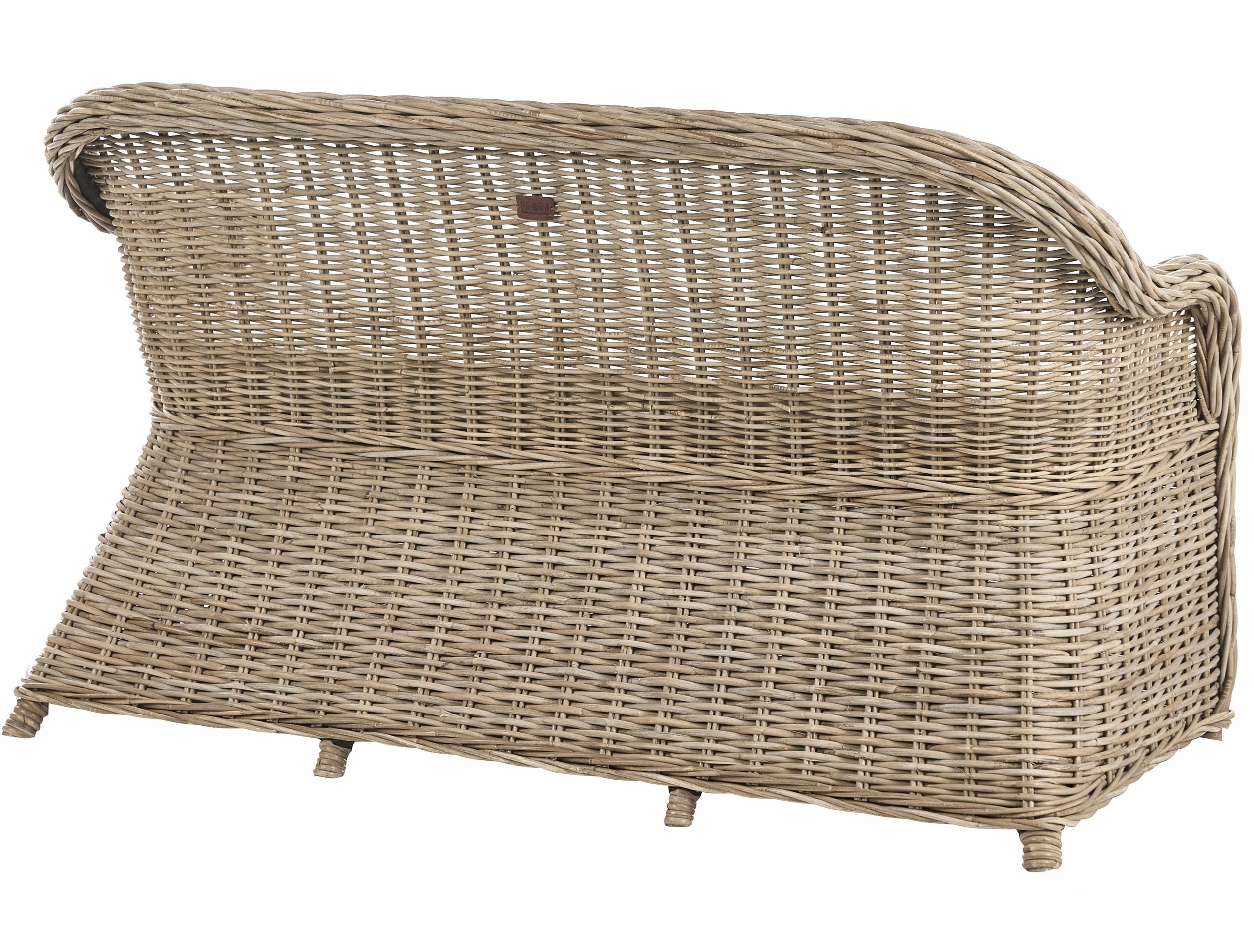 Sofa ogrodowa z otomaną dla 2 osób SUSUA – Elegancki design i materiały