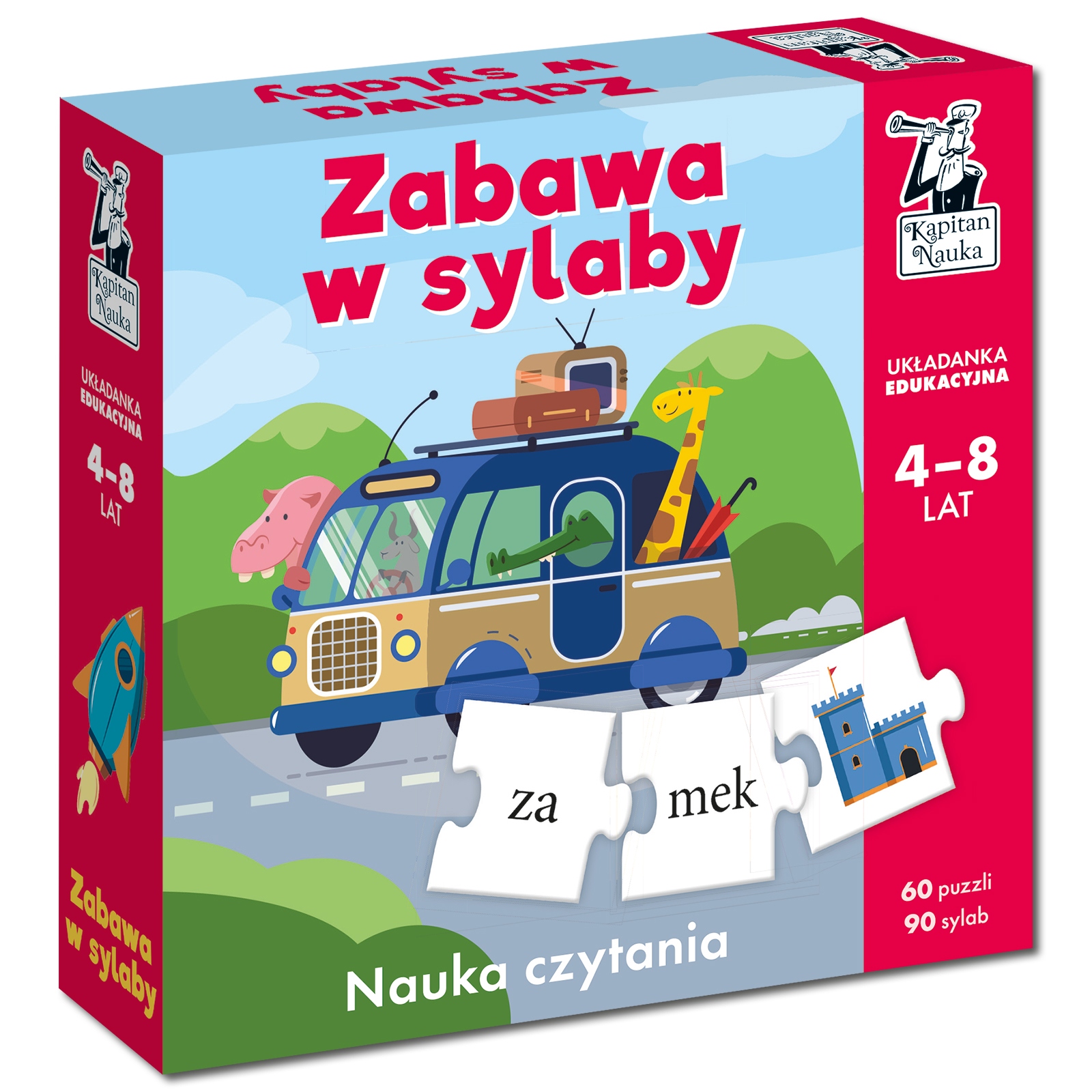 Edgard Zabawa w sylaby – Interaktywna gra edukacyjna dla dzieci (4-8 lat)