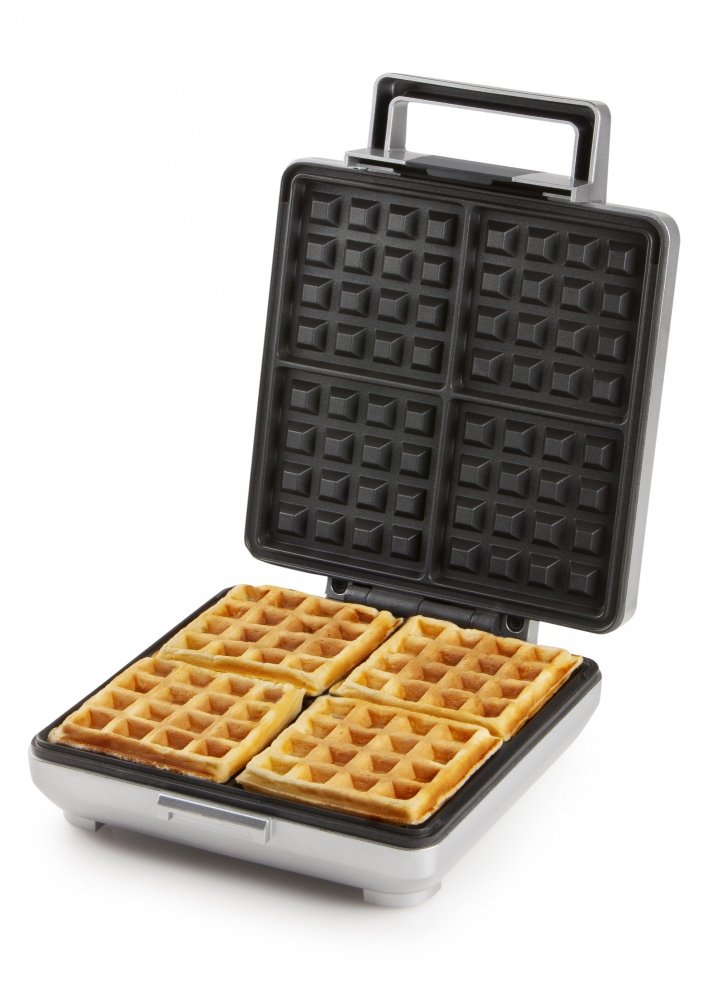 Cztery kwadratowe gofry na raz – idealne dla całej rodziny