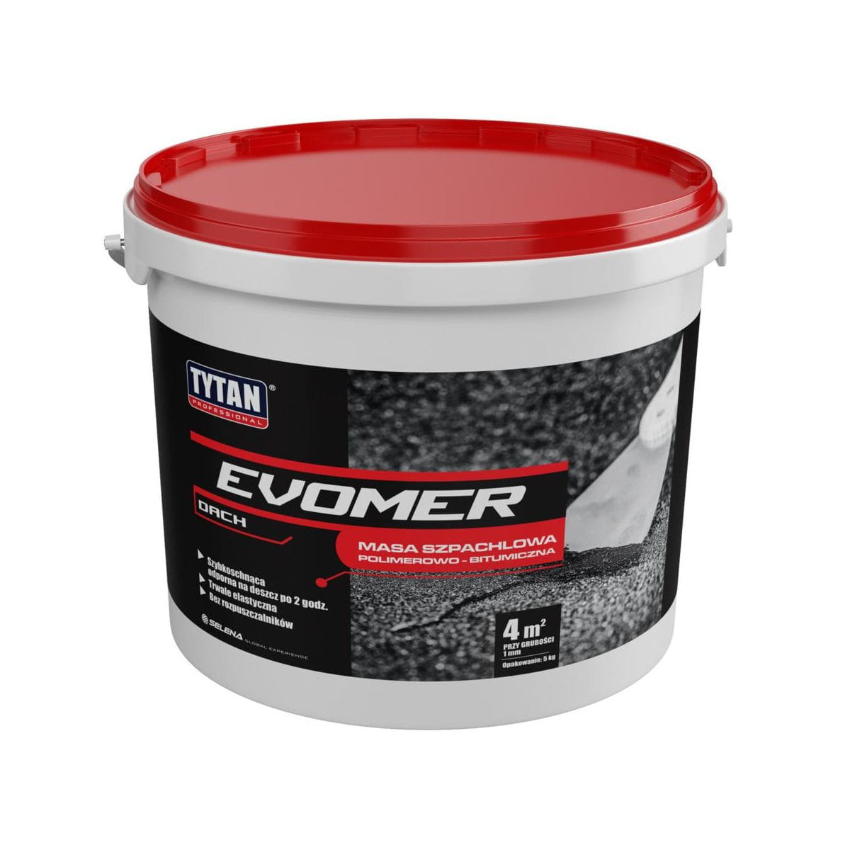 Właściwości techniczne szpachlówki EVOMER