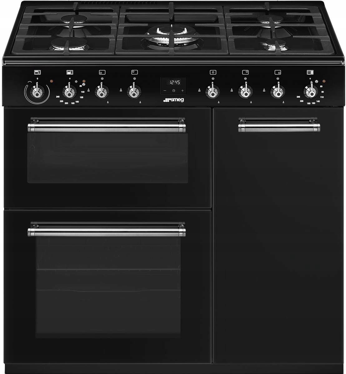 Kuchnia gazowo-elektryczna SMEG CX93GMBL – Elegancja i funkcjonalność w Twojej kuchni