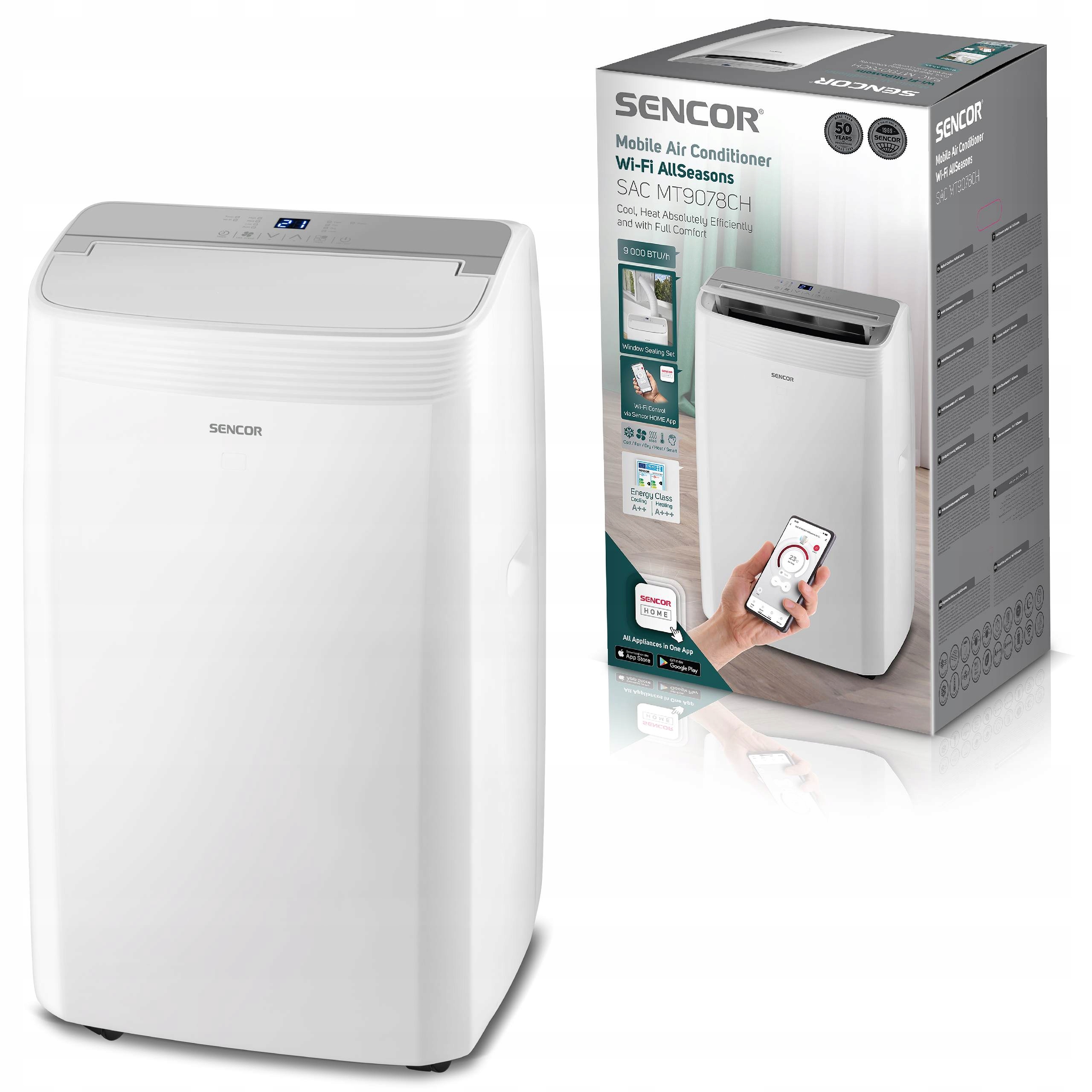Klimatyzator Przenośny Sencor SAC MT9078CH – Komfort przez cały rok