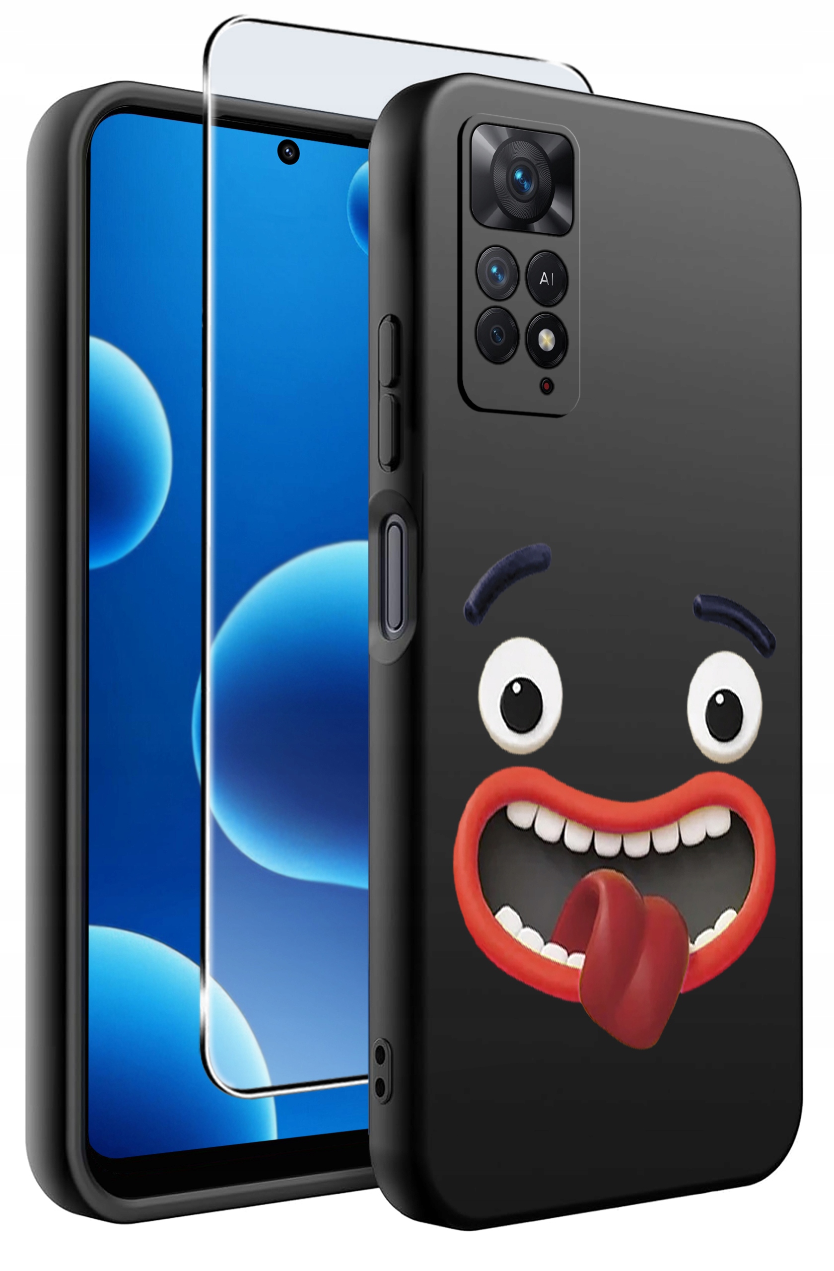 Etui do Xiaomi Redmi Note 11 Pro | Wzory | Silikonowe Matt Case + Szkło Hartowane 9H – Ochrona i styl w jednym