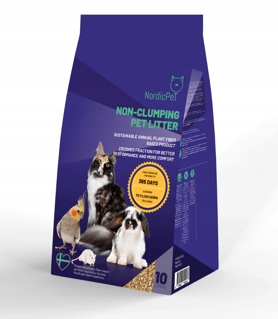 Właściwości żwirku LITTER CAT JUMPING PLANT FIBER 5L