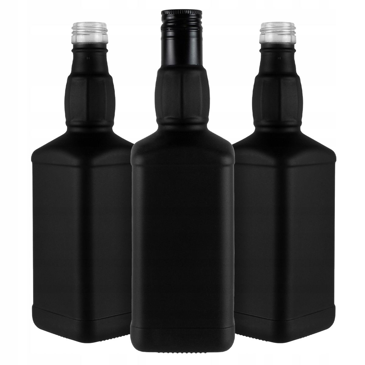 Butelka szklana DANIELS 500ml CZARNY MAT – Elegancki wybór na nalewki i whisky