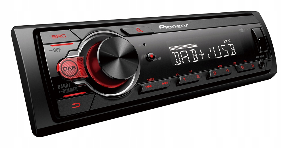 Radioodtwarzacz PIONEER MVH-130DAB – Twoje cyfrowe radio w samochodzie