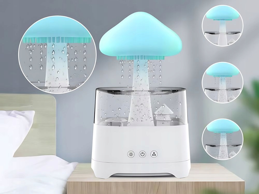 Nowoczesny design i funkcjonalność – Aromaterapia i lampka nocna w jednym