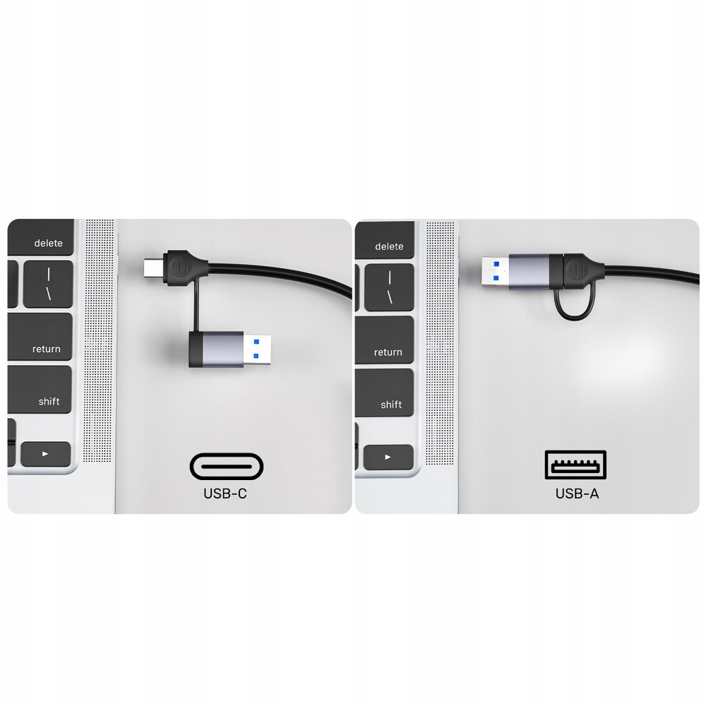 Wszechstronność połączeń USB-C i USB-A