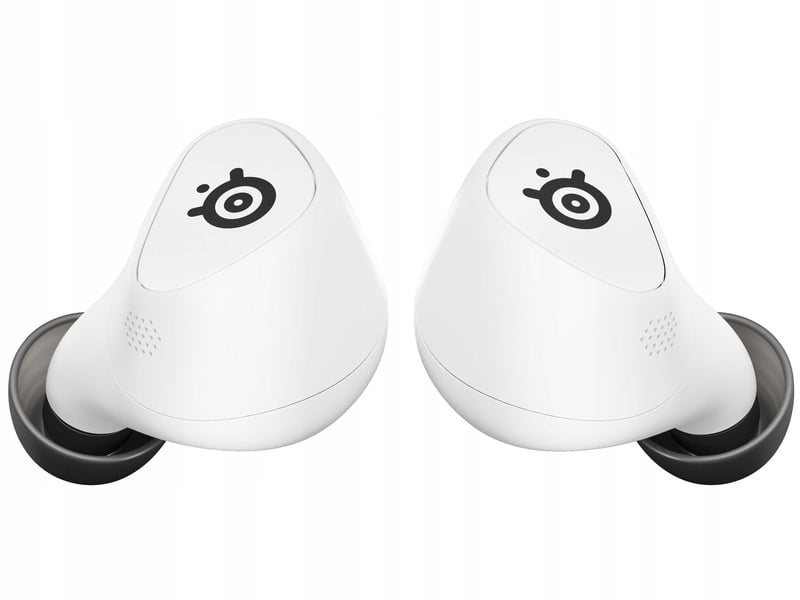 Słuchawki SteelSeries Arctis Gamebuds – Bezprzewodowe douszne słuchawki gamingowe w eleganckim białym kolorze