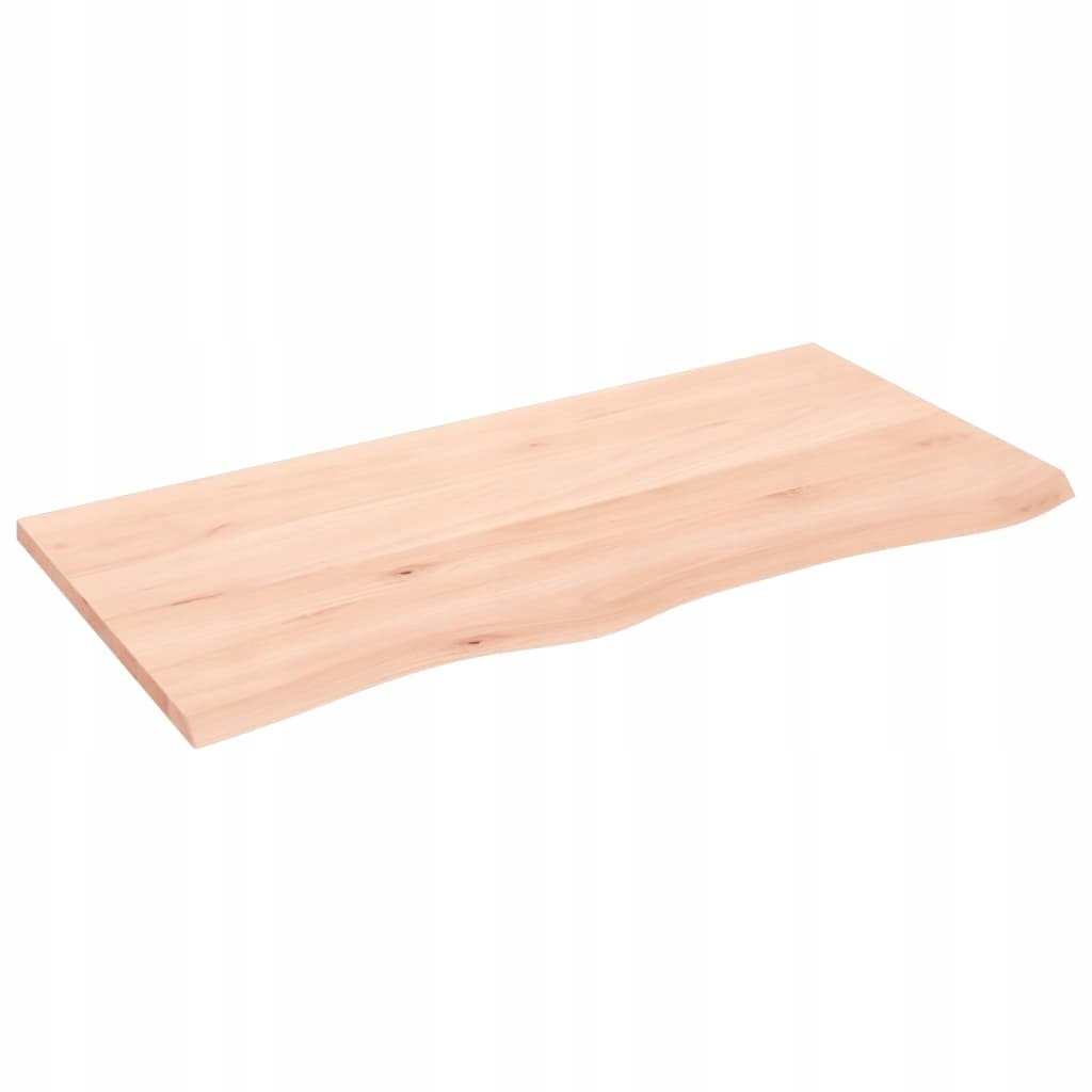 Blat do stołu, 100x50x2 cm – Surowe drewno dębowe dla Twojego wnętrza