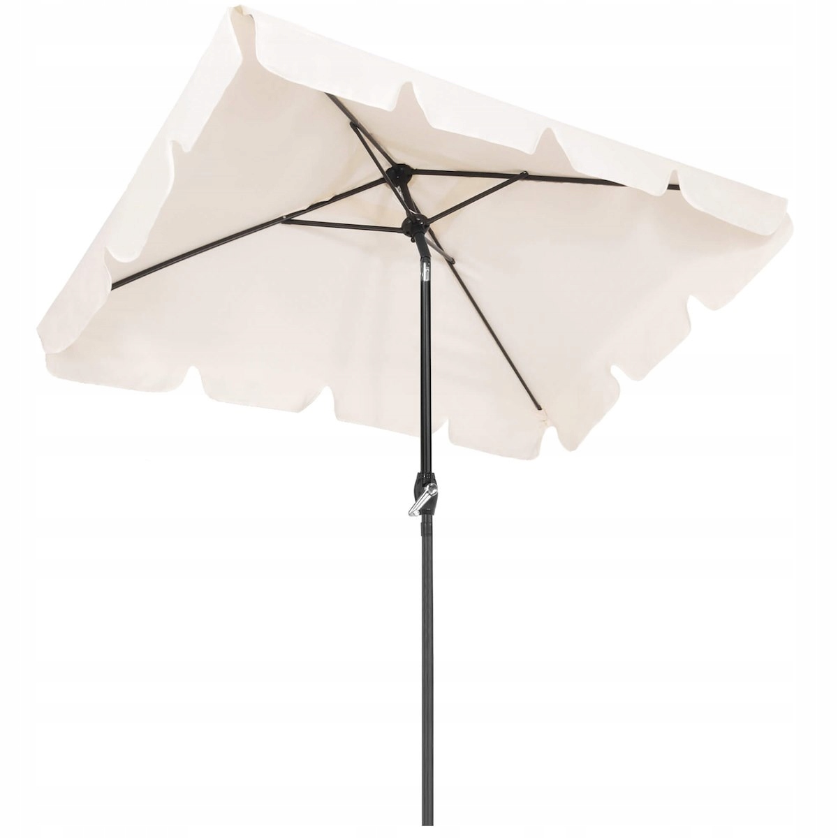 Parasol ogrodowy 240 cm duży składany z korbką – Idealna ochrona przed słońcem