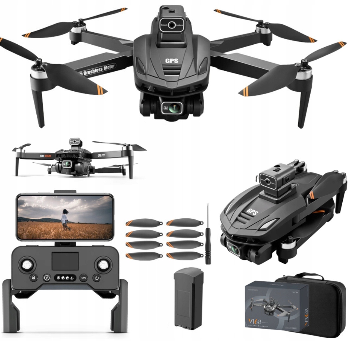 Dron z kamerą WIFI 5G GPS Spreest V168 – Twoje nowe powietrzne doświadczenie