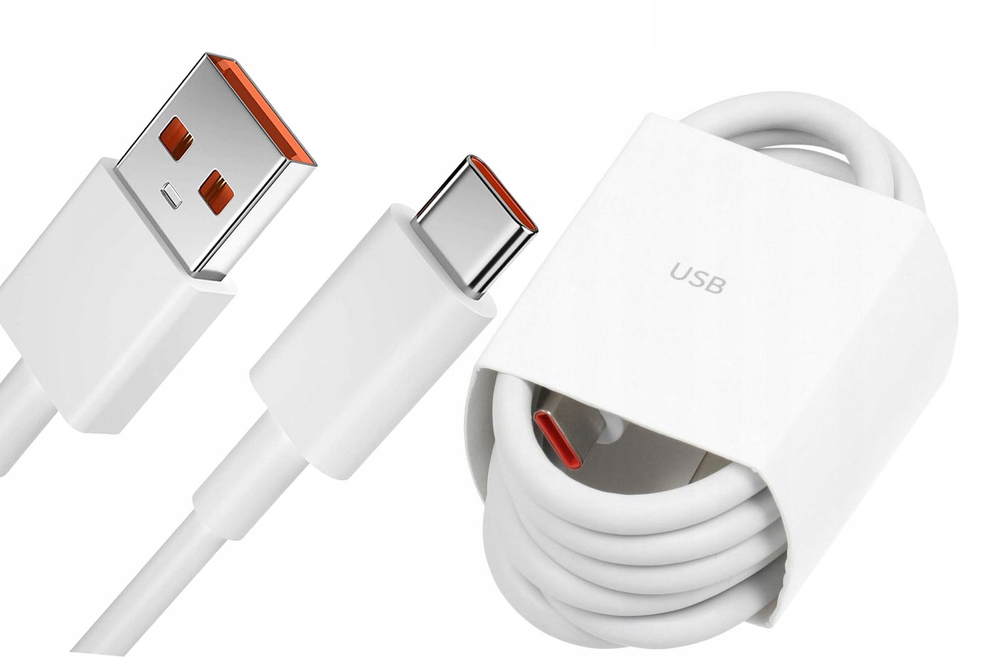 Kabel USB-A - USB-C 1 m Biały (BHR6032GL) – Szybkie ładowanie i transfer danych