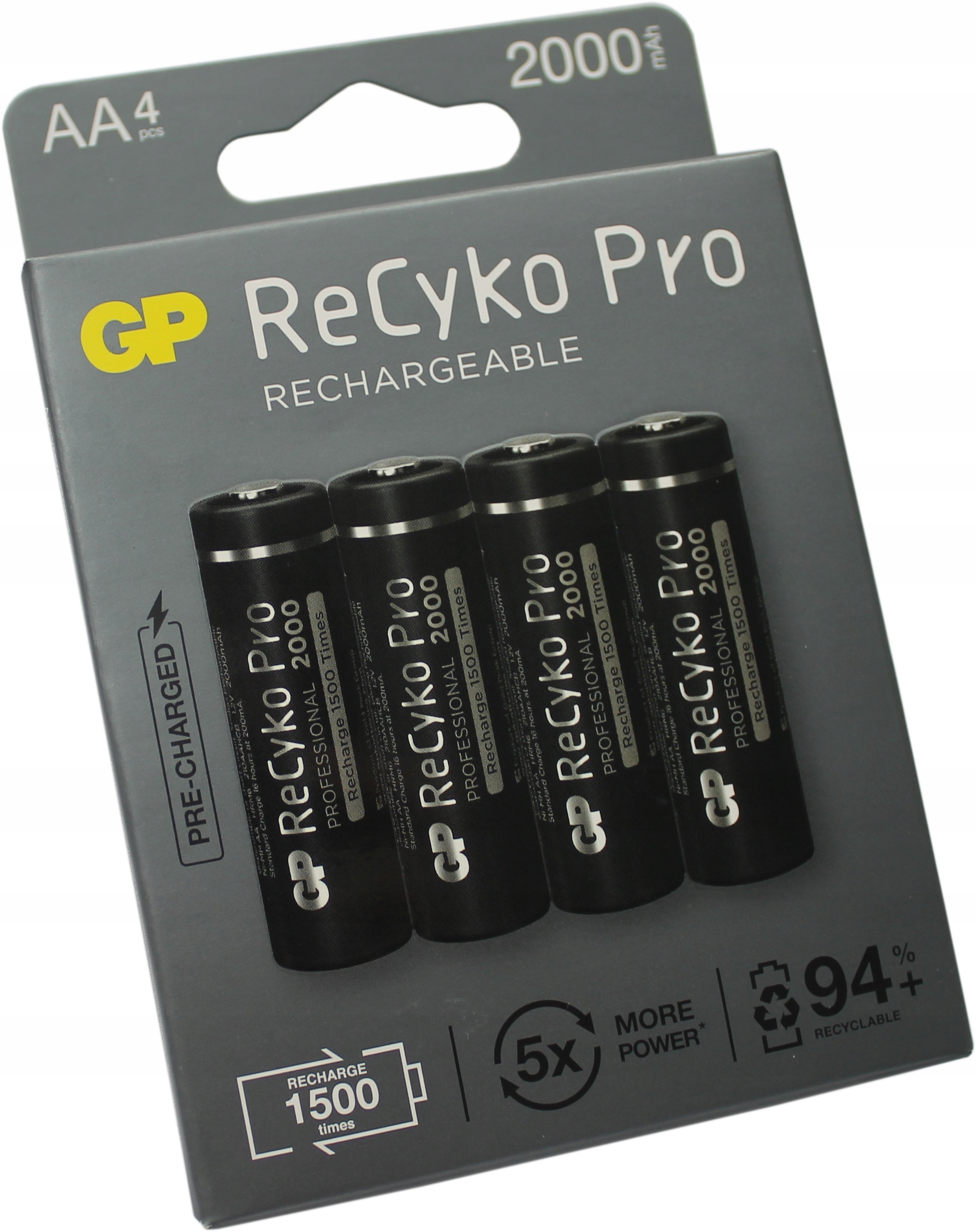 GP Akumulator GP Recyko PRO AA LR6 2000mAh – Ekologiczne zasilanie dla Twojego biura