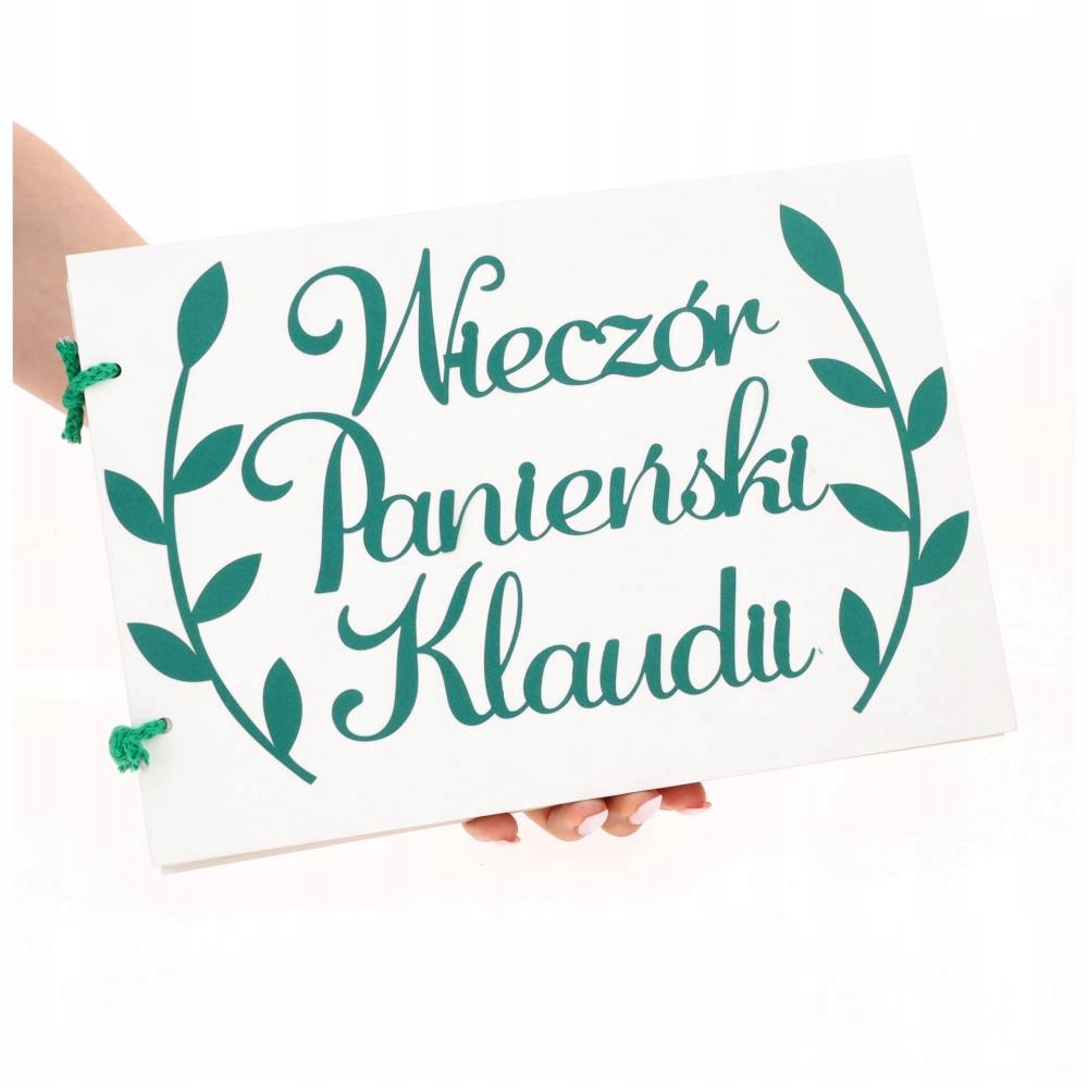 Personalizacja albumu – Dodaj imię przyszłej Panny Młodej