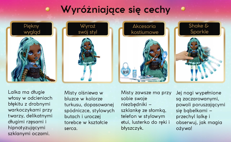 Interaktywne bąbelki – odkryj magię przechylając lalkę