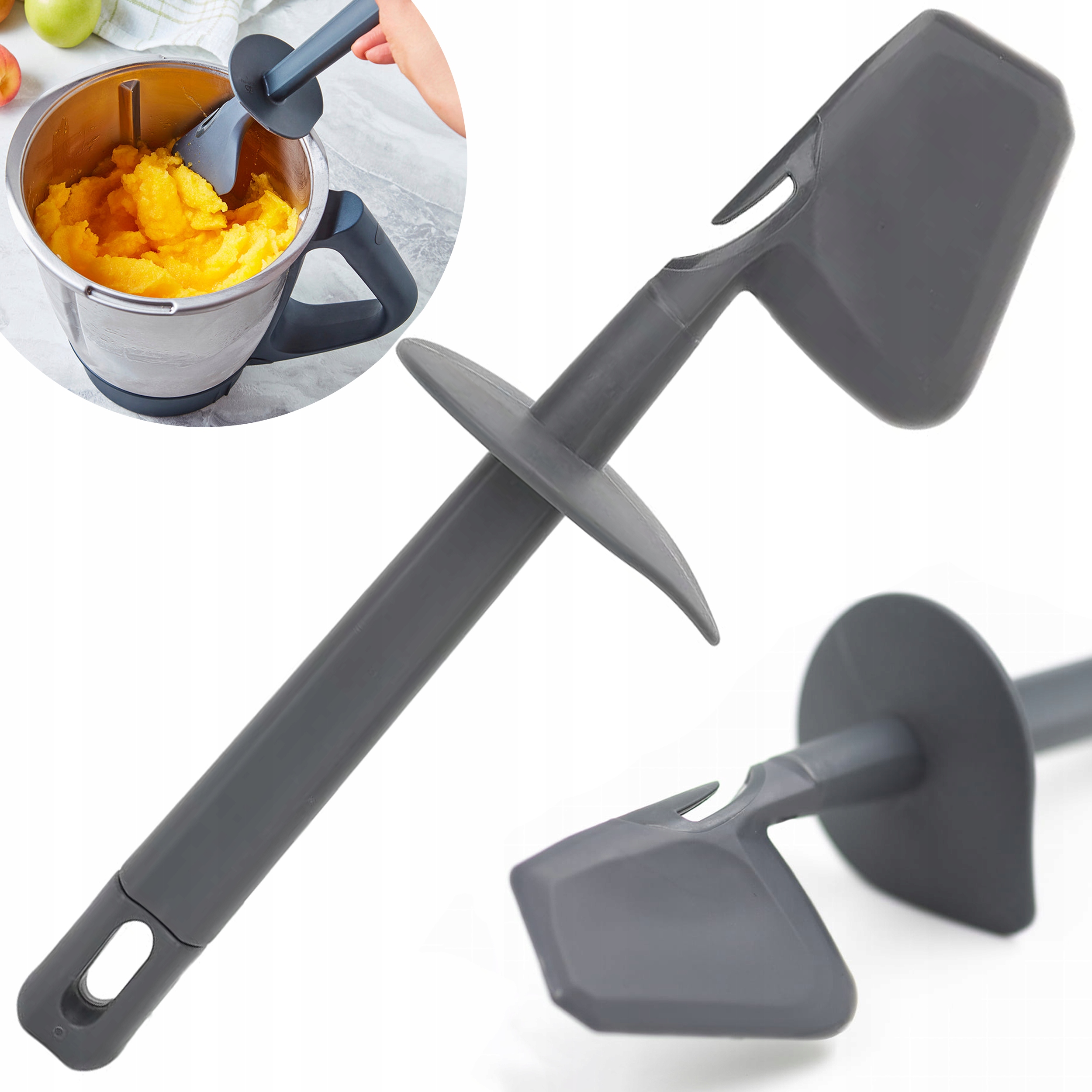 SZPATUŁKA KOPYSTKA ŁOPATKA ŁYŻKA SILIKONOWA DO VORWERK THERMOMIX TM6 TM5 – Idealny dodatek do Twojego Thermomixa