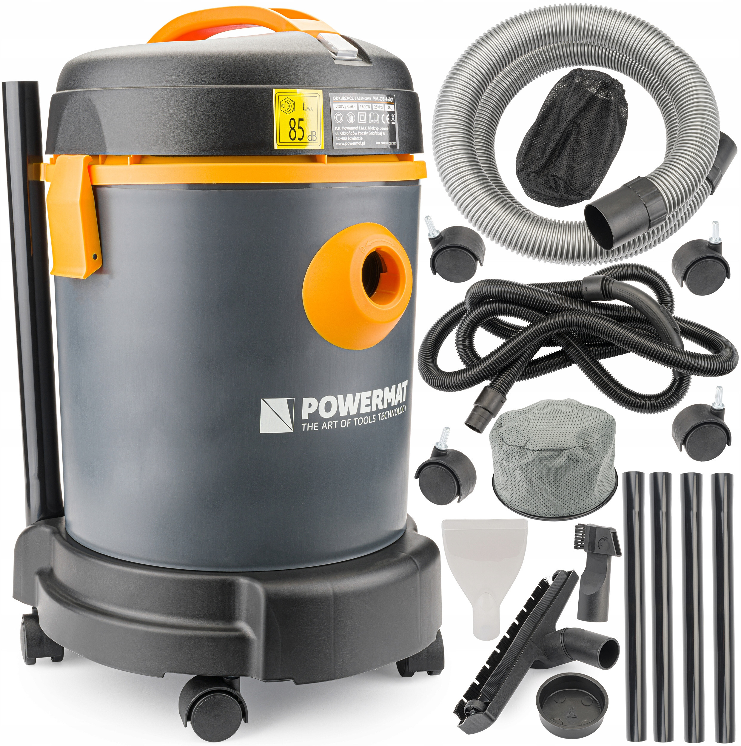 Odkurzacz wielofunkcyjny basenowy Powermat PM-OB-1600T – Moc i wszechstronność w jednym