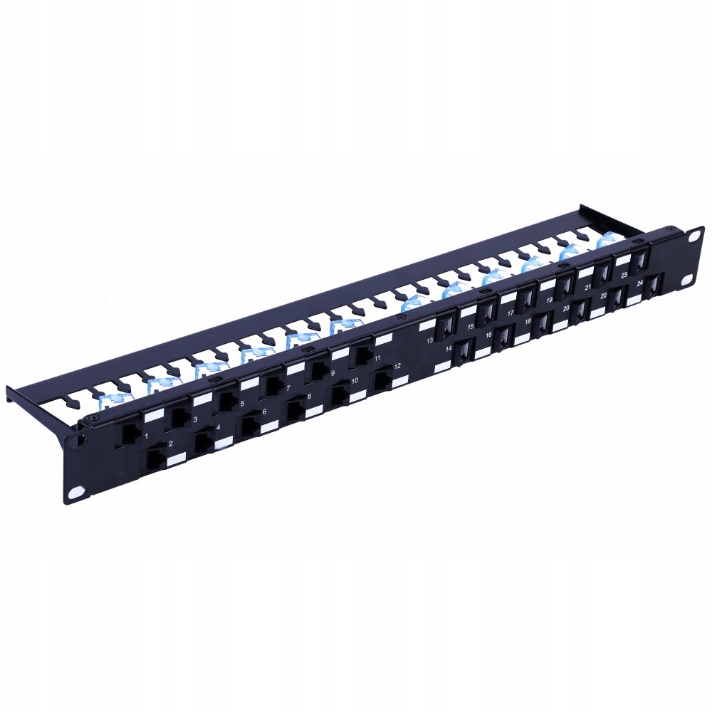 Techly Patch Panel 24x Keystone RJ45 Cat6a UTP – Idealne rozwiązanie do zarządzania siecią